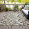 Piper Looms Chantille Waves ACN750 Beige Machine Washable Area Rug Outdoor Lifestyle Image Feature
