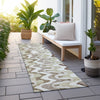 Piper Looms Chantille Waves ACN750 Beige Machine Washable Area Rug Runner Outdoor Lifestyle Image Feature