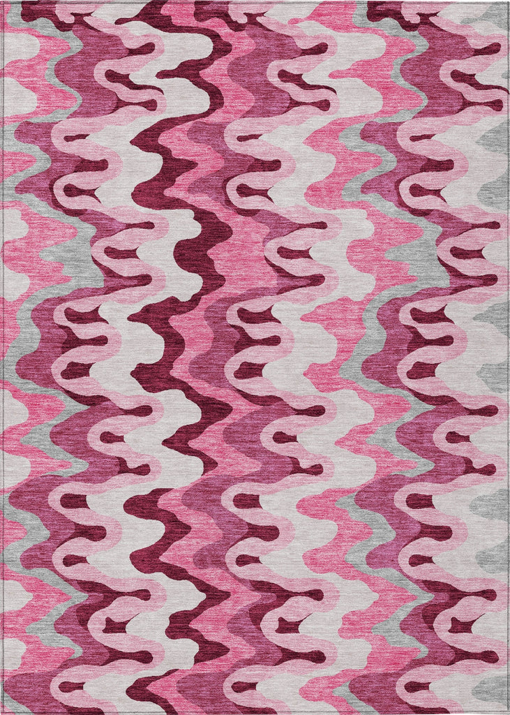 Piper Looms Chantille Waves ACN750 Blush Machine Washable Area Rug main image