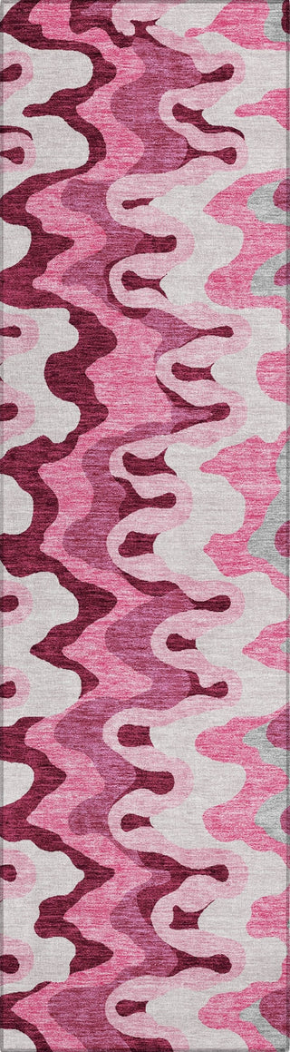 Piper Looms Chantille Waves ACN750 Blush Machine Washable Area Rug Runner Main Image