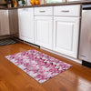 Piper Looms Chantille Waves ACN750 Blush Machine Washable Area Rug Scatter Lifestyle Image Feature