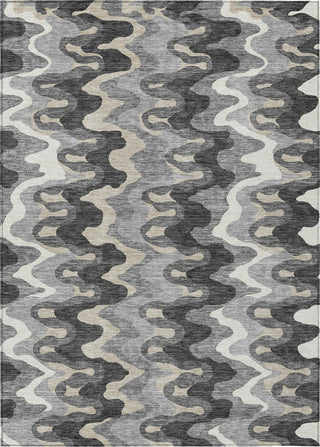 Piper Looms Chantille Waves ACN750 Gray Machine Washable Area Rug main image