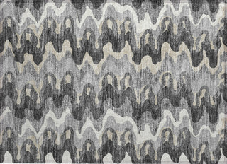 Piper Looms Chantille Waves ACN750 Gray Machine Washable Area Rug Scatter Main Image