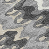 Piper Looms Chantille Waves ACN750 Gray Machine Washable Area Rug Swatch Image