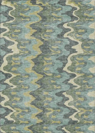 Piper Looms Chantille Waves ACN750 Sage Machine Washable Area Rug main image