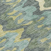 Piper Looms Chantille Waves ACN750 Sage Machine Washable Area Rug Swatch Image
