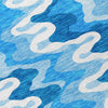 Piper Looms Chantille Waves ACN750 Sky Machine Washable Area Rug Swatch Image
