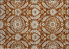 Piper Looms Chantille Floral ACN751 Paprika Machine Washable Area Rug Scatter Main Image