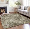 Piper Looms Chantille Floral ACN752 Beige Machine Washable Area Rug Lifestyle Image Feature