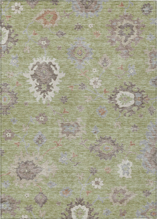 Piper Looms Chantille Oushak ACN753 Aloe Machine Washable Area Rug main image