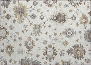 Piper Looms Chantille Oushak ACN753 Ivory Machine Washable Area Rug Scatter Main Image