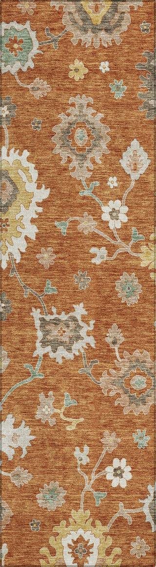 Piper Looms Chantille Oushak ACN753 Paprika Machine Washable Area Rug Runner Main Image