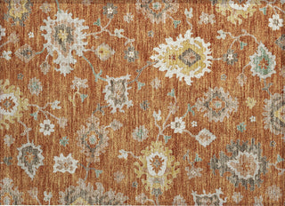 Piper Looms Chantille Oushak ACN753 Paprika Machine Washable Area Rug Scatter Main Image