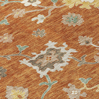 Piper Looms Chantille Oushak ACN753 Paprika Machine Washable Area Rug Swatch Image