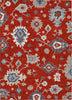 Piper Looms Chantille Oushak ACN753 Red Machine Washable Area Rug main image