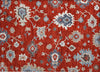 Piper Looms Chantille Oushak ACN753 Red Machine Washable Area Rug Scatter Main Image