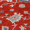 Piper Looms Chantille Oushak ACN753 Red Machine Washable Area Rug Swatch Image