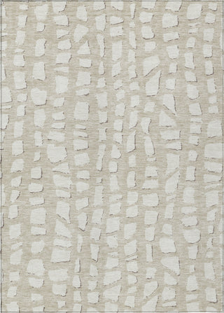 Piper Looms Chantille Squares ACN754 Beige Machine Washable Area Rug main image