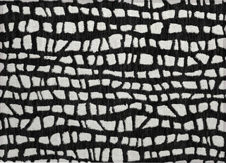 Piper Looms Chantille Squares ACN754 Black Machine Washable Area Rug Scatter Main Image