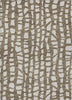 Piper Looms Chantille Squares ACN754 Brown Machine Washable Area Rug main image
