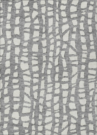 Piper Looms Chantille Squares ACN754 Gray Machine Washable Area Rug main image