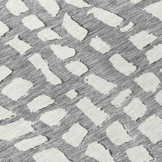 Piper Looms Chantille Squares ACN754 Gray Machine Washable Area Rug Swatch Image