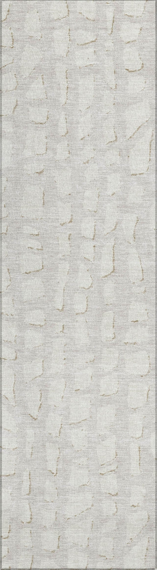 Piper Looms Chantille Squares ACN754 Ivory Machine Washable Area Rug Runner Main Image