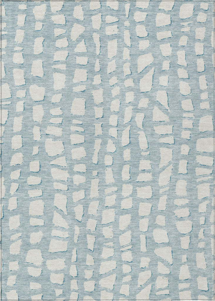 Piper Looms Chantille Squares ACN754 Sky Machine Washable Area Rug main image