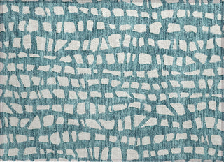 Piper Looms Chantille Squares ACN754 Teal Machine Washable Area Rug Scatter Main Image