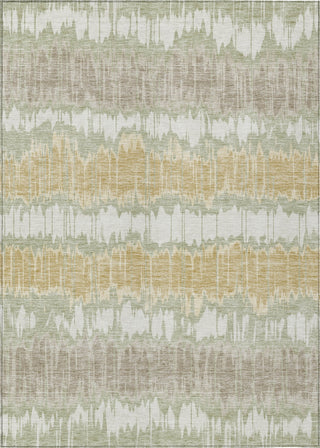 Piper Looms Chantille Stripes ACN755 Aloe Machine Washable Area Rug main image