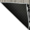 Piper Looms Chantille Stripes ACN755 Black Machine Washable Area Rug Backing Image