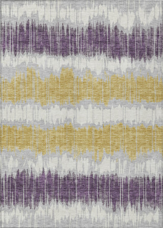 Piper Looms Chantille Stripes ACN755 Silver Machine Washable Area Rug main image