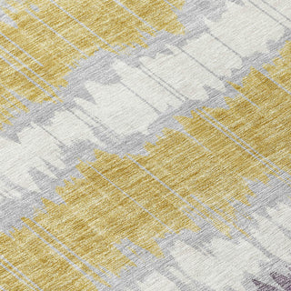 Piper Looms Chantille Stripes ACN755 Silver Machine Washable Area Rug Swatch Image