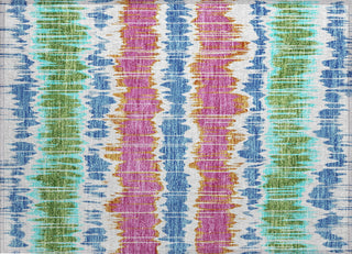 Piper Looms Chantille Stripes ACN755 White Machine Washable Area Rug Scatter Main Image