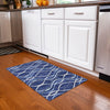Piper Looms Chantille Waves ACN757 Navy Machine Washable Area Rug Scatter Lifestyle Image Feature