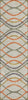 Piper Looms Chantille Waves ACN757 Orange Machine Washable Area Rug Runner Main Image