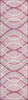 Piper Looms Chantille Waves ACN757 Pink Machine Washable Area Rug Runner Main Image