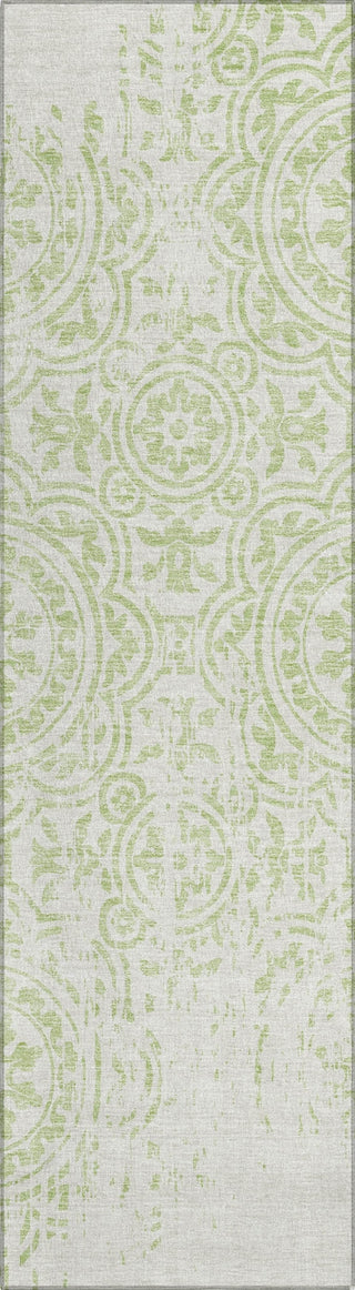 Piper Looms Chantille Medallions ACN758 Aloe Machine Washable Area Rug Runner Main Image