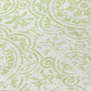 Piper Looms Chantille Medallions ACN758 Aloe Machine Washable Area Rug Swatch Image