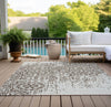 Piper Looms Chantille Medallions ACN758 Chocolate Machine Washable Area Rug Outdoor Lifestyle Image Feature