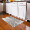 Piper Looms Chantille Medallions ACN758 Chocolate Machine Washable Area Rug Scatter Lifestyle Image Feature