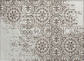Piper Looms Chantille Medallions ACN758 Chocolate Machine Washable Area Rug Scatter Main Image