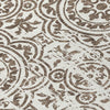 Piper Looms Chantille Medallions ACN758 Chocolate Machine Washable Area Rug Swatch Image