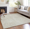 Piper Looms Chantille Medallions ACN758 Ivory Machine Washable Area Rug Lifestyle Image Feature