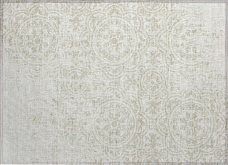 Piper Looms Chantille Medallions ACN758 Ivory Machine Washable Area Rug Scatter Main Image