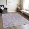 Piper Looms Chantille Medallions ACN758 Lavender Machine Washable Area Rug Lifestyle Image Feature