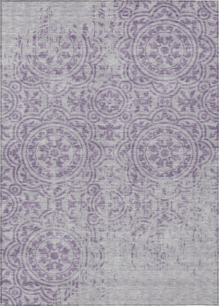 Piper Looms Chantille Medallions ACN758 Lavender Machine Washable Area Rug main image