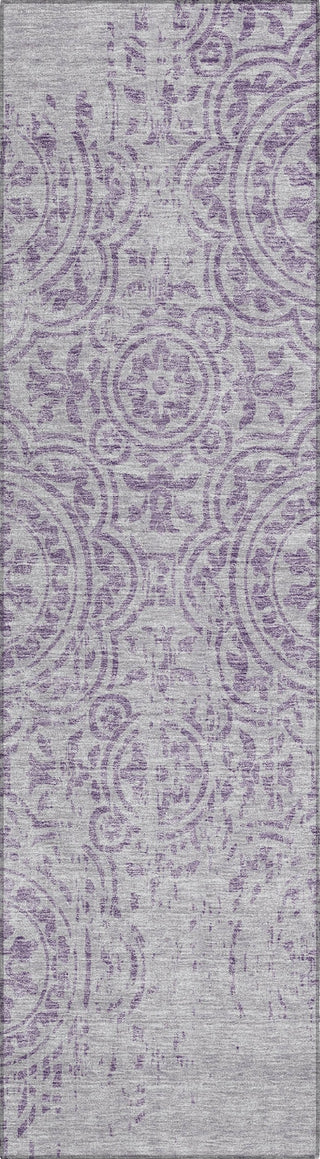 Piper Looms Chantille Medallions ACN758 Lavender Machine Washable Area Rug Runner Main Image
