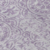 Piper Looms Chantille Medallions ACN758 Lavender Machine Washable Area Rug Swatch Image
