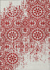Piper Looms Chantille Medallions ACN758 Red Machine Washable Area Rug main image